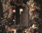 让 达维德兹 德 希姆 : Eucharist in Fruit Wreath